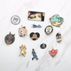 Wholesale No Minimum Metal Pins Cartoon Cute Anime Metal Fashion Lapel Pins Soft Enamel Pins Badge Custom Medal