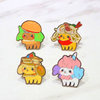 Wholesale No Minimum Metal Glitter Brooch Anime Hard Enamel Pins