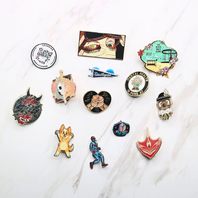 Custom Brooches Lapel Enamel Pins Funny Gift for Kids Friends