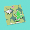 Custom Made Hard Enamel Pins Metal Crafts with Backing Card Packaging