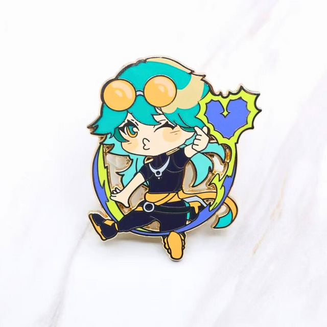 Custom Your Own Design Metal Soft Enamel Lapel Pin about Anime Games