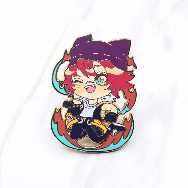 Game Anime Enamel Pins Brooches Fashion Lapel Pin Backpack