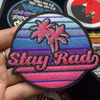 Heat Seal Adhesive Embroidered Patches For Jackets