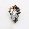 Factory direct sale high quality anime metal pin badge stock bulk enamel pins